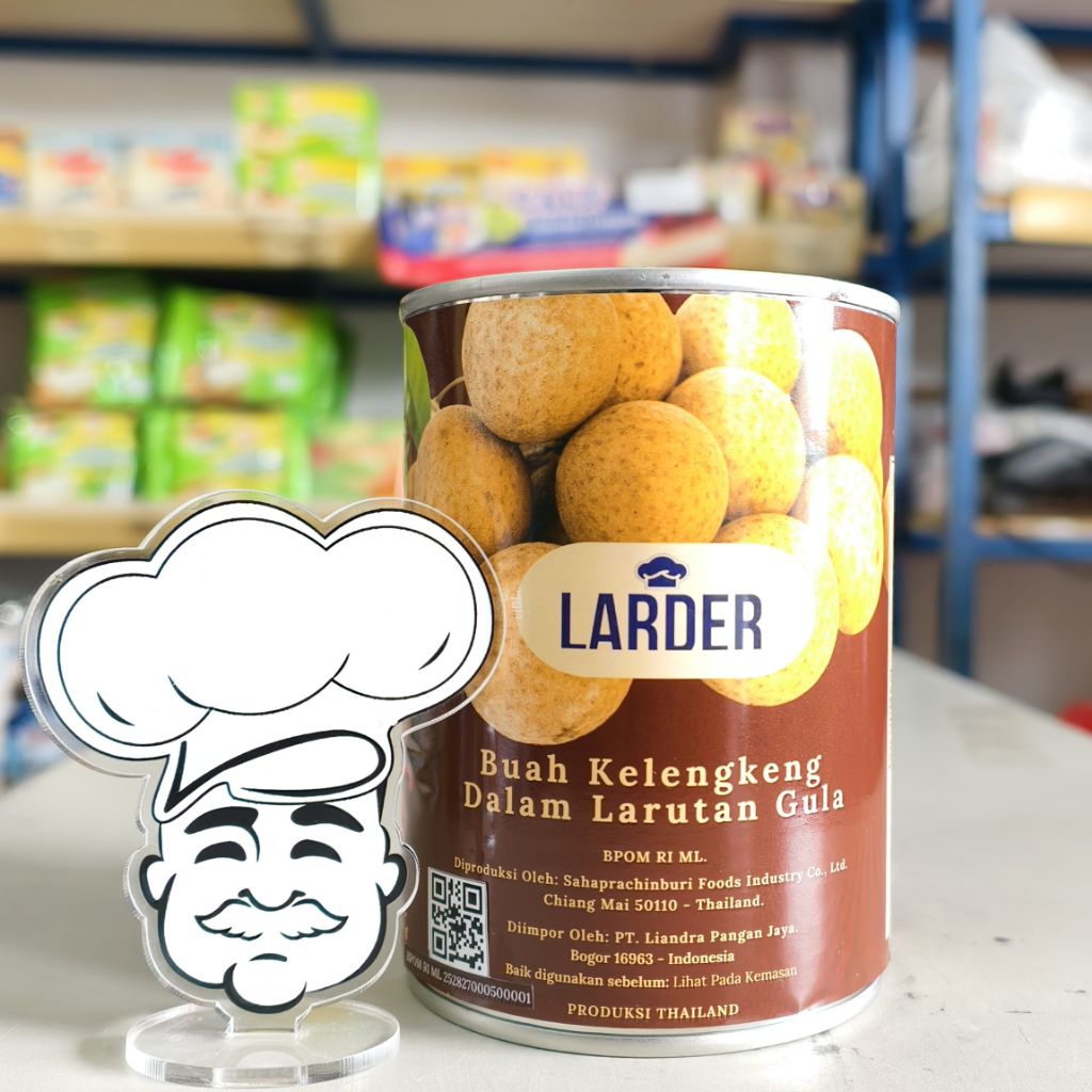 

Larder Longan Fruit / Larder Buah Kaleng Kelengkeng 565Gr