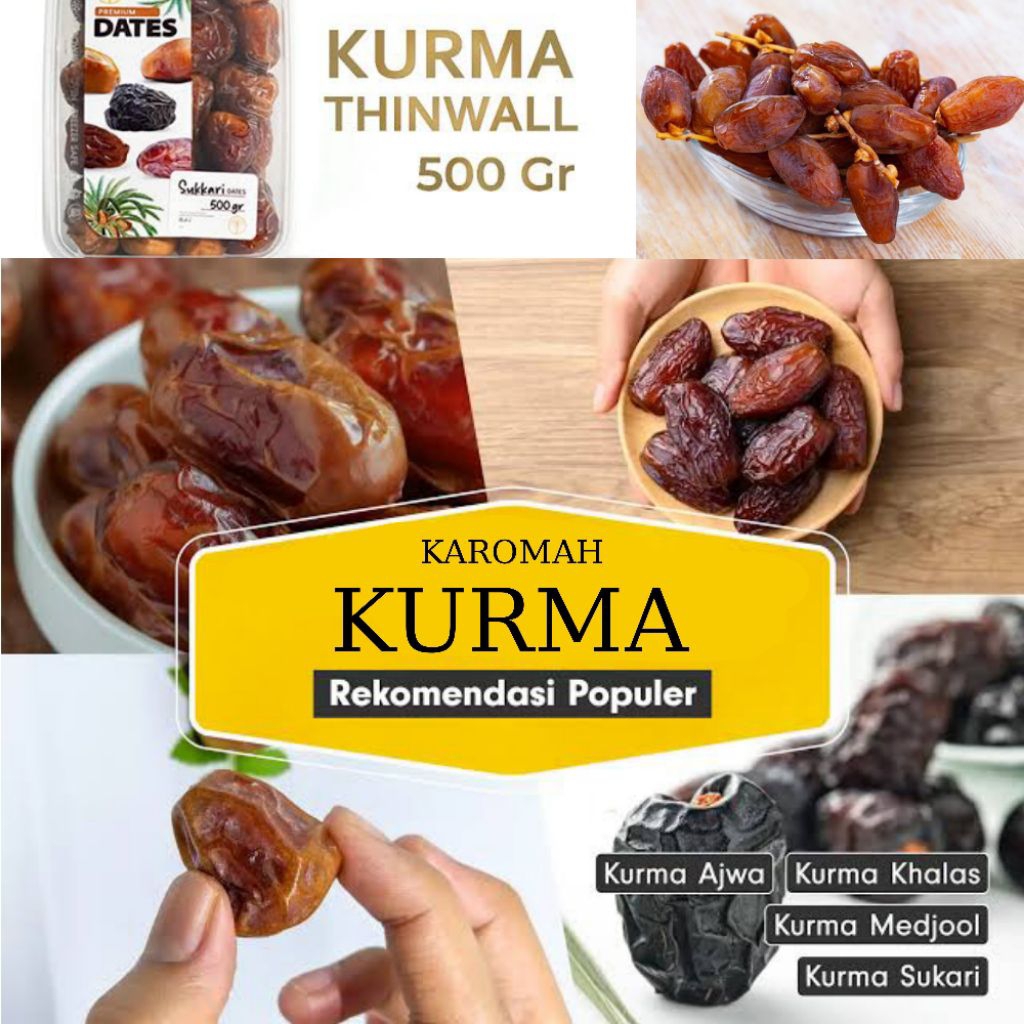 

KURMA NABI AJWA !! KURMA KAROMAH PREMIUM ORIGINAL SUKARI / GOLDEN VALLEY / SUKARI AL QASIM / MESIR / TUNISIA / KURMA MARYAM