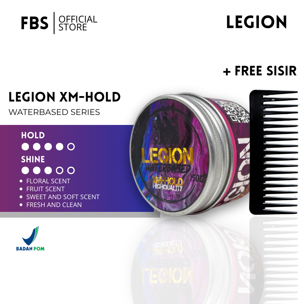 LEGION POMADE WATERBASED 150GRAM XM-HOLD