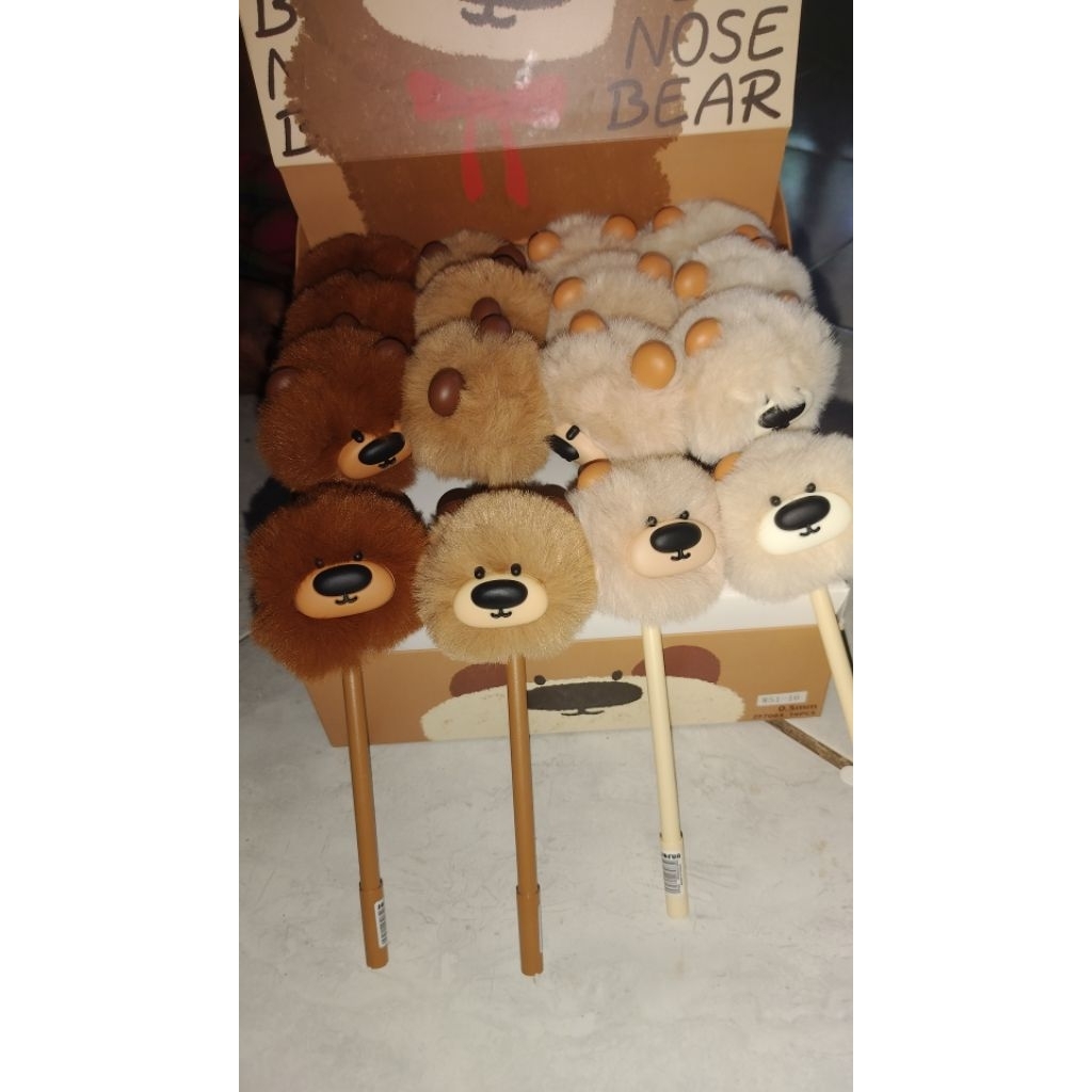 

pen bulu so fun big nose bear