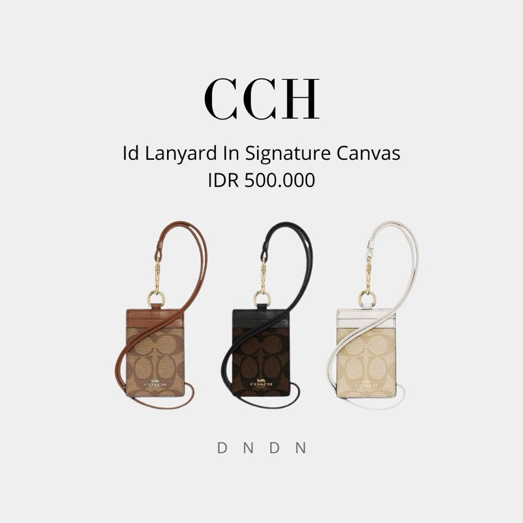 

Id Lanyard In Signature Canvas