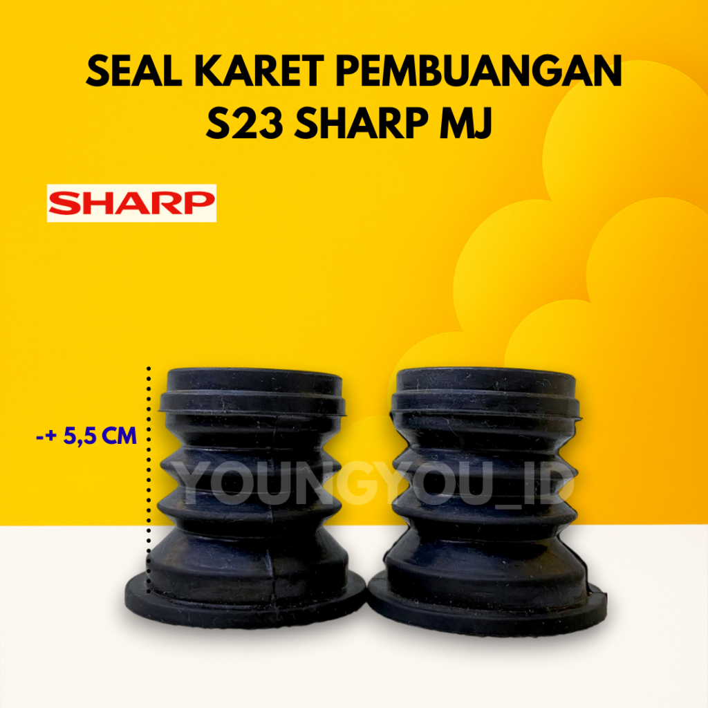 KARET SIL MESIN CUCI SHARP / SEAL PEMBUANGAN MESIN CUCI SHARP S23 MJ / KARET SIL MESIN CUCI