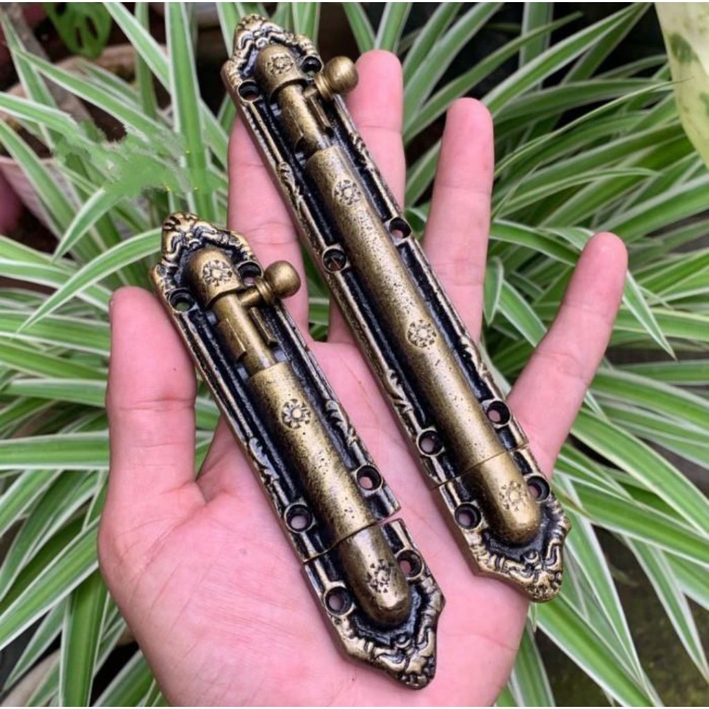 GRENDEL SLOT ALUMINIUM PINTU RUMAH KAMAR TIDUR PENGUNCI JENDELA / G-006