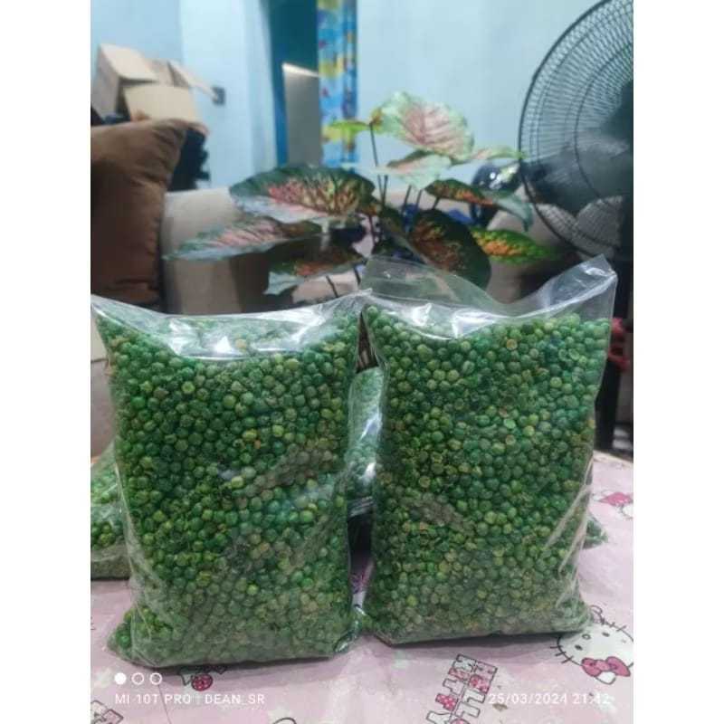 

(GRATIS ONGKIR) CEMILAN ANEKA RASA//1KG KACANG POLONG SUPER IJO