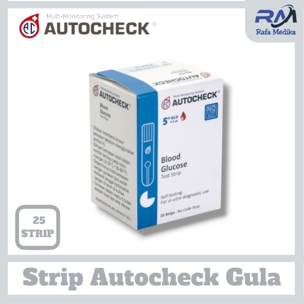 Strip Autocheck Gula  Strip AutoCheck Glucose Strip Gula