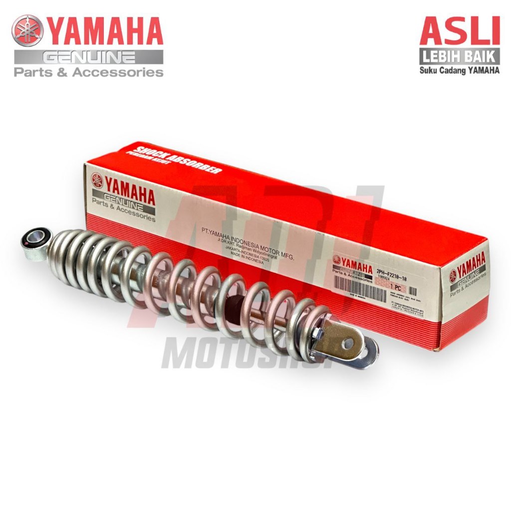 SHOCK SHOCKBREAKER BELAKANG MIO M3 Z S GEAR 125 FINO FI 125 SOUL GT 125 WARNA SILVER ASLI ORIGINAL Y