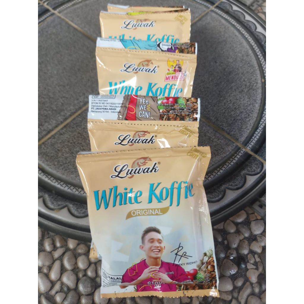 

Kopi Luwak White Coffe Original 20g 1pcs / renceng isi 10