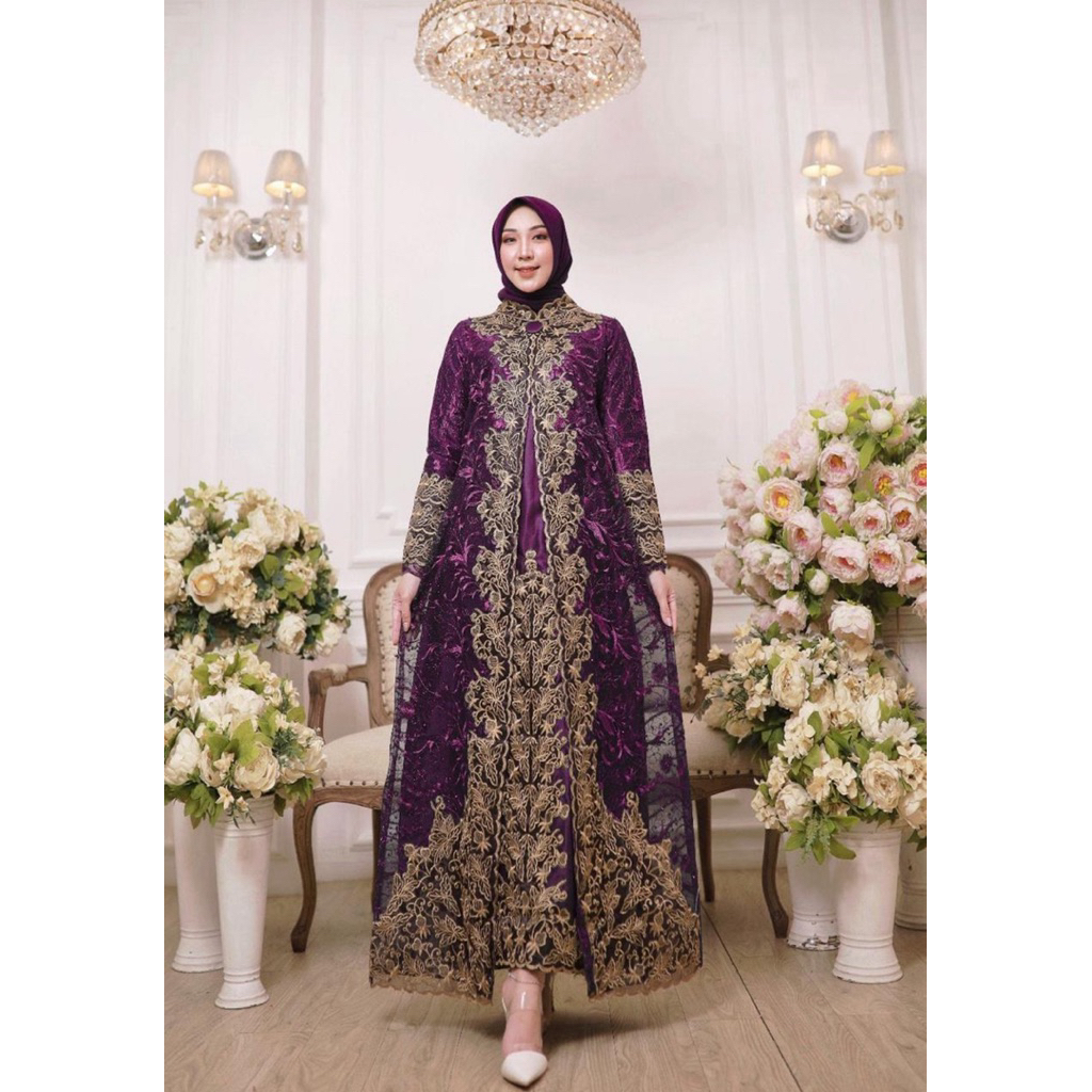 Gamis Tile Asoka|Gamis Jumbo Ld 120cm|Gamis Kondangan|Gamis Bordir Mewah|Gamis Jumbo|Gamis Tile Dot|