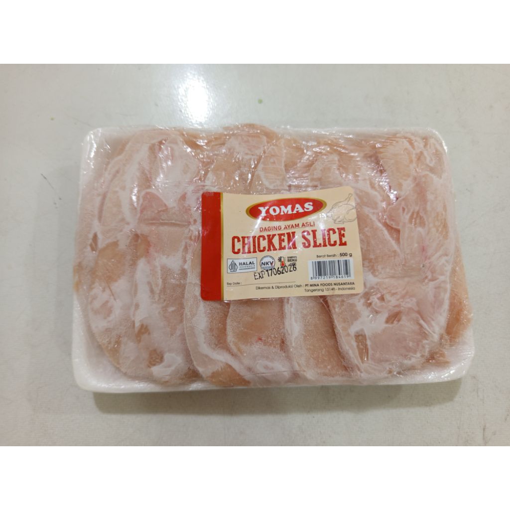 

YOMAS chicken slice 500gram