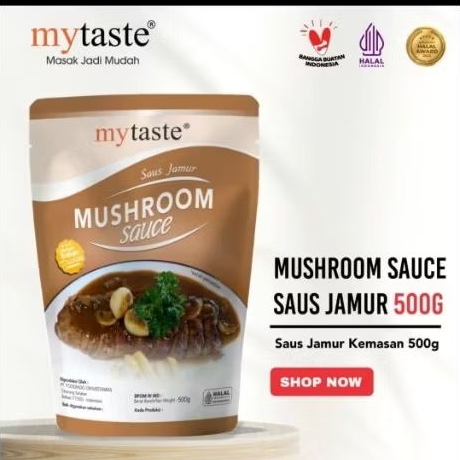 

Mytaste Mushroom Sauce 500gr (Saus Jamur)