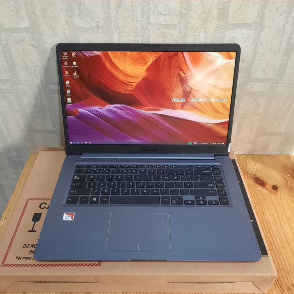 READYSTOCK Laptop Asus F510Q, Amd A12-9720P, 4GB/128GB, Silver Dop