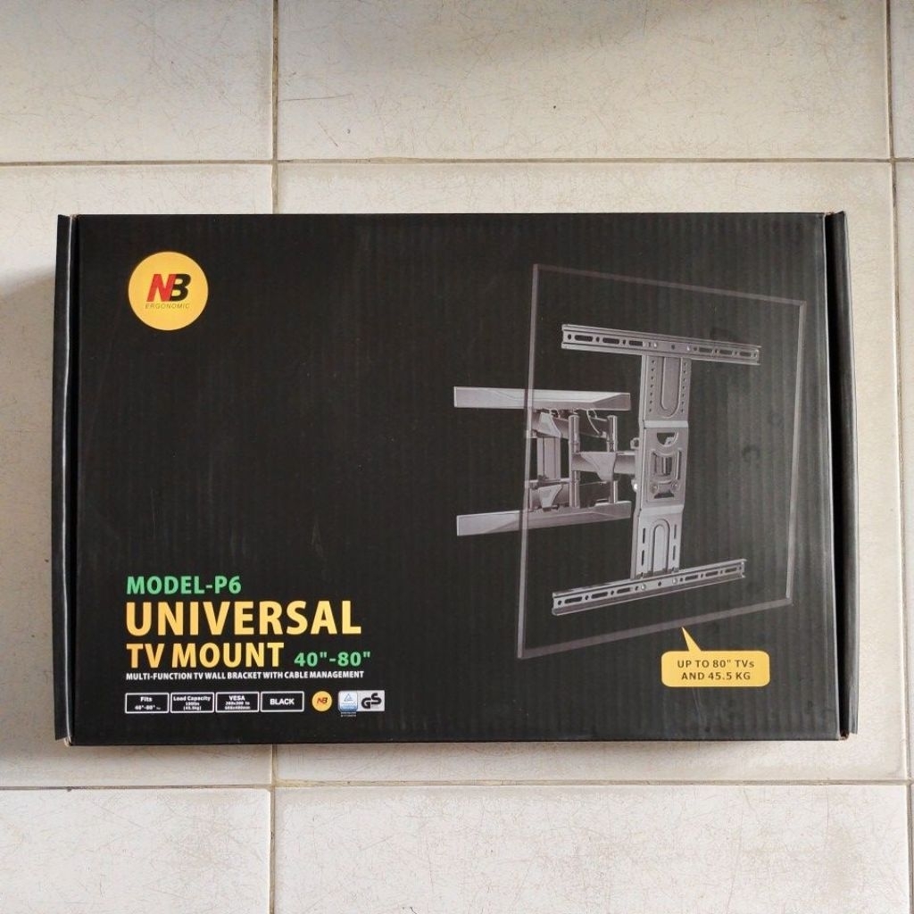 BRACKET LENGAN SWIVEL TV LCD LED MONITOR 40 SAMPAI 80 INCH