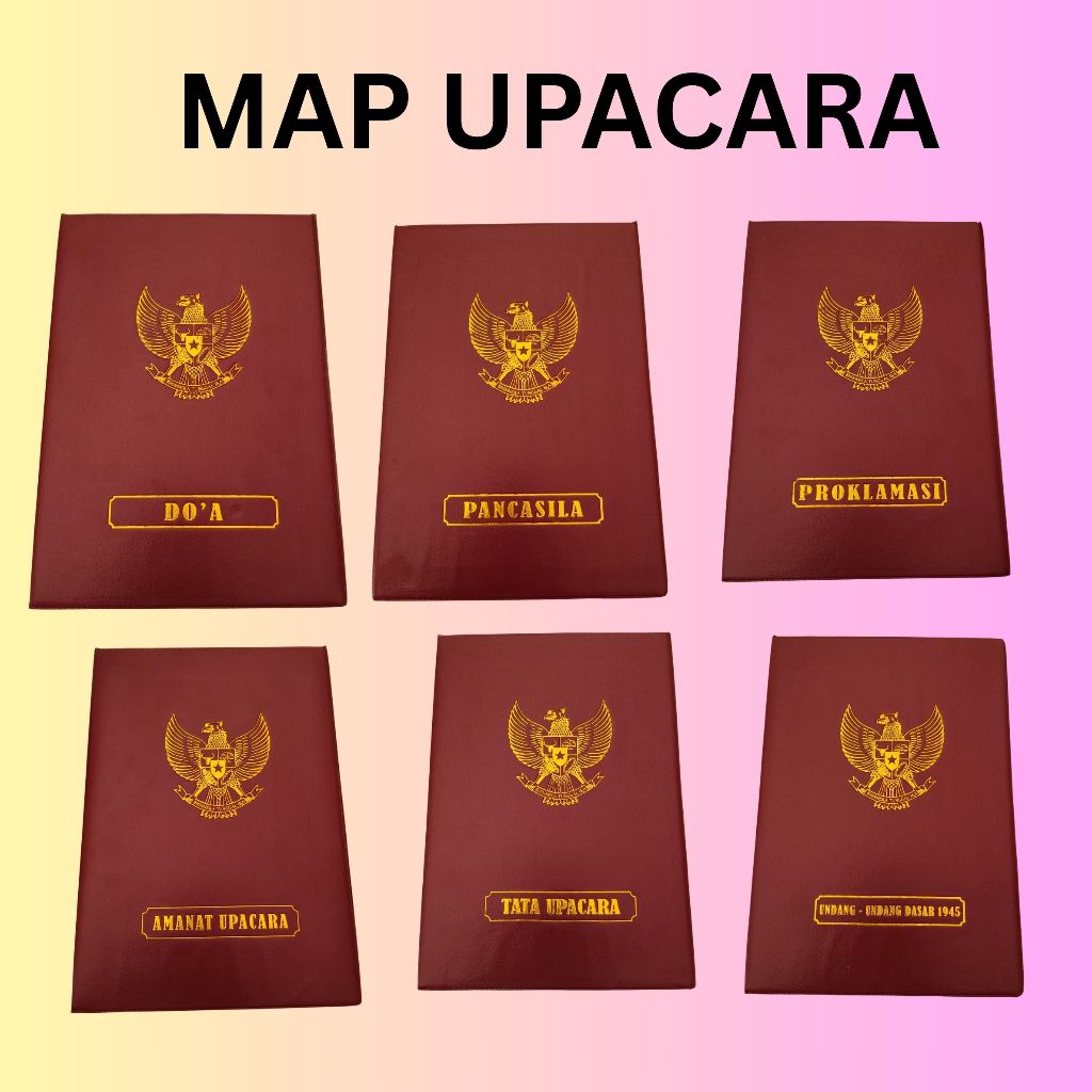 

Map Upacara Paket 6 Pcs