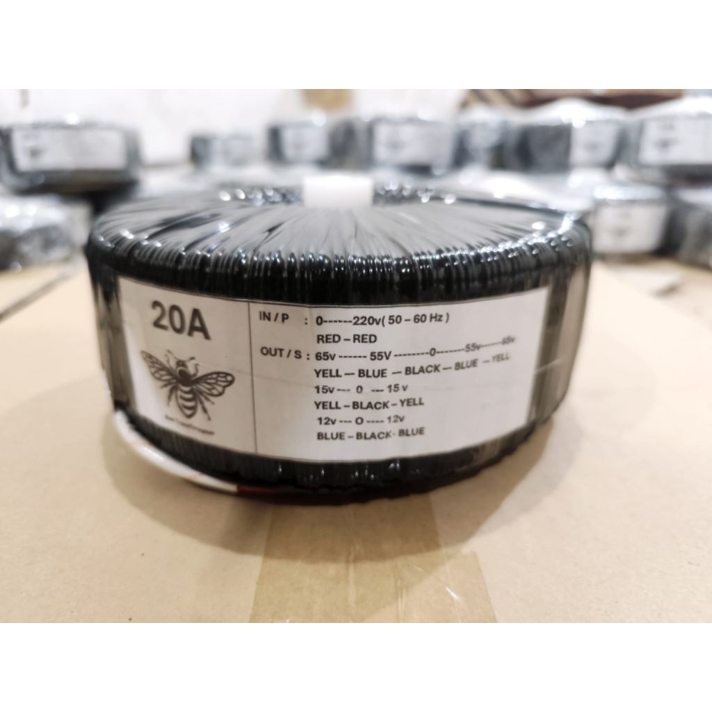 Trafo 20A ct 55v...65v