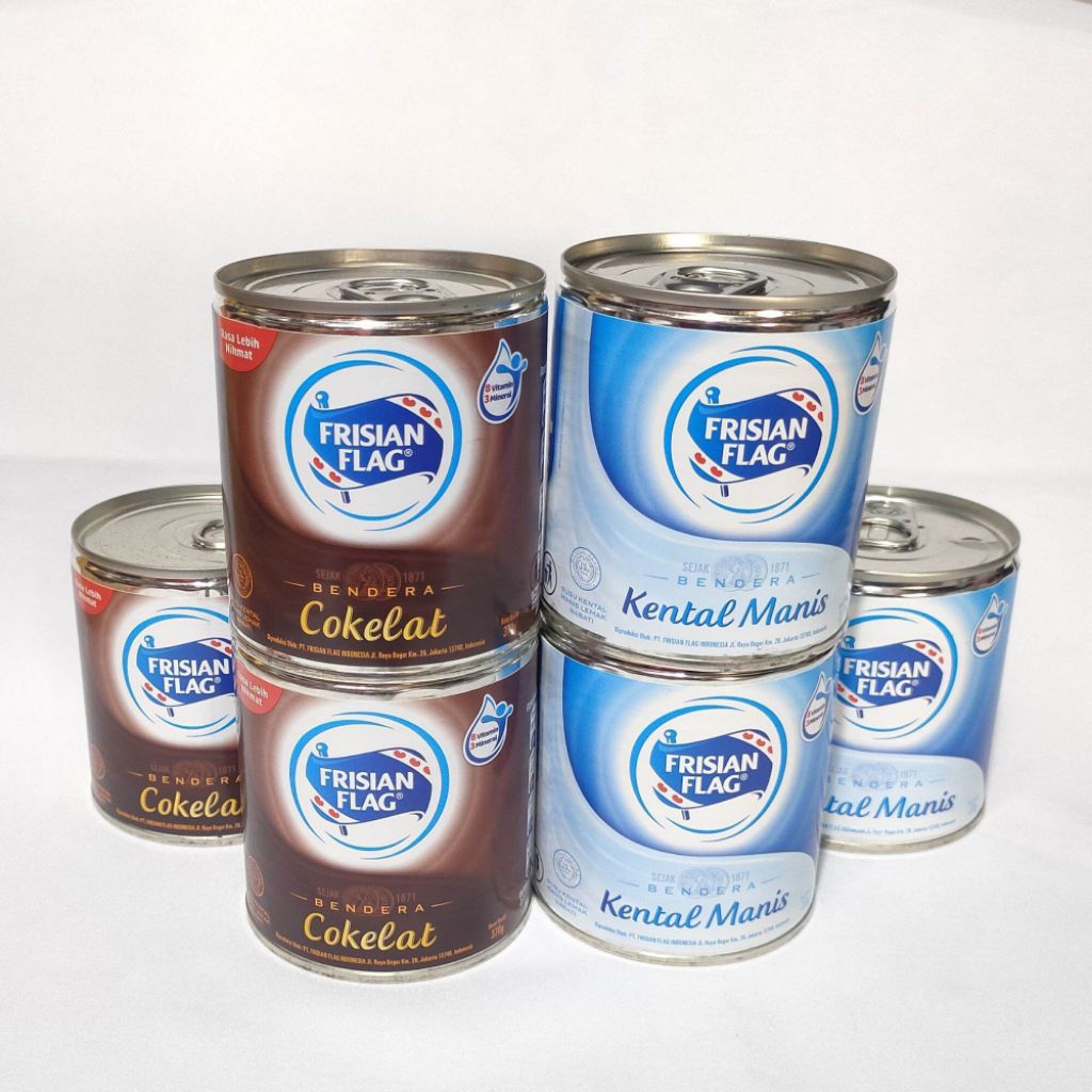 

Susu kaleng Frisian flag / kental manis frisian flag 370g