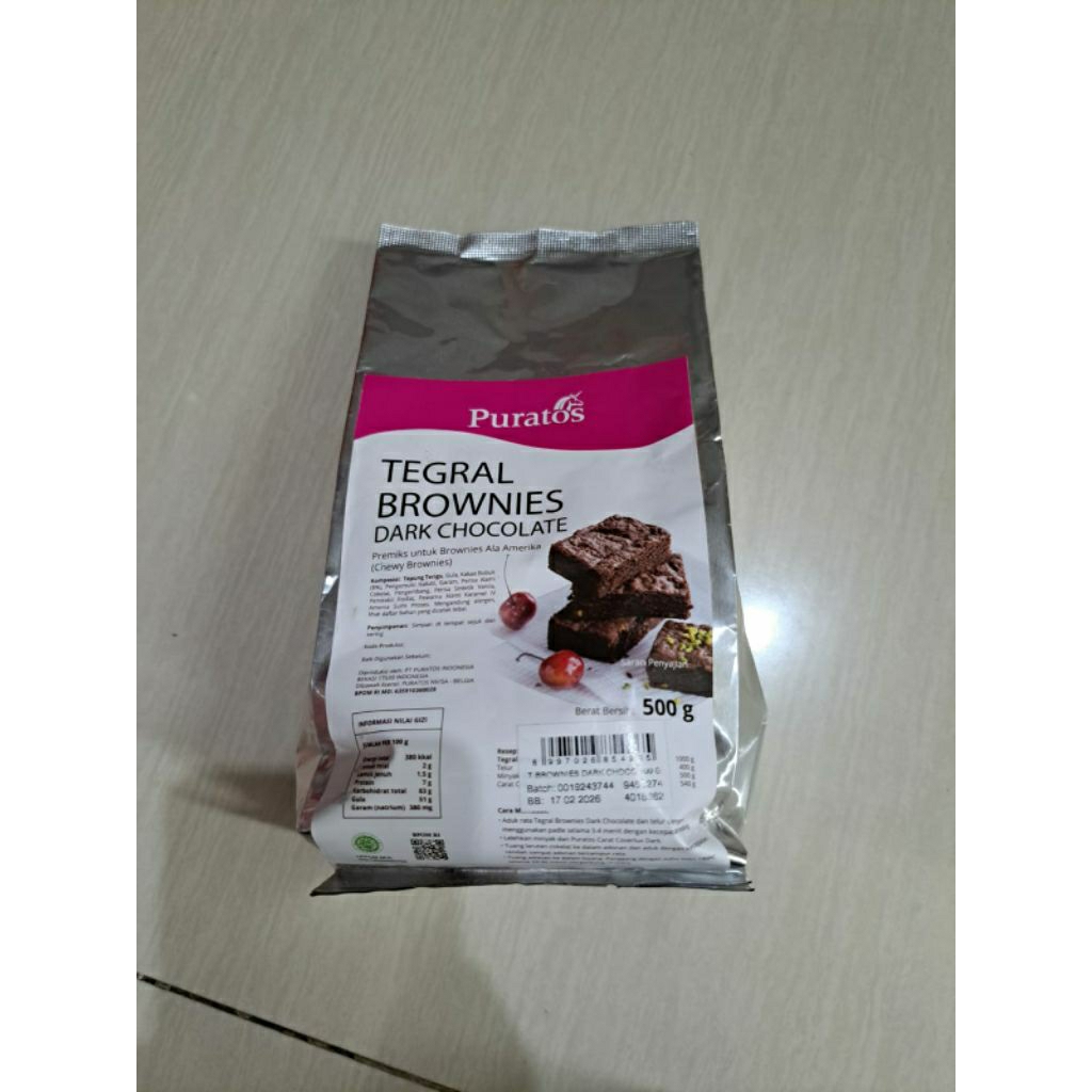 

TEGRAL BROWNIES DARK CHOCOLATE