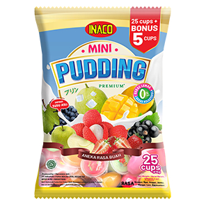 

[oddsolshop] pekanbaru/Inaco Mini Pudding Aneka Rasa Buah 25 Gelas Bonus 5 Puding Fruit Premium