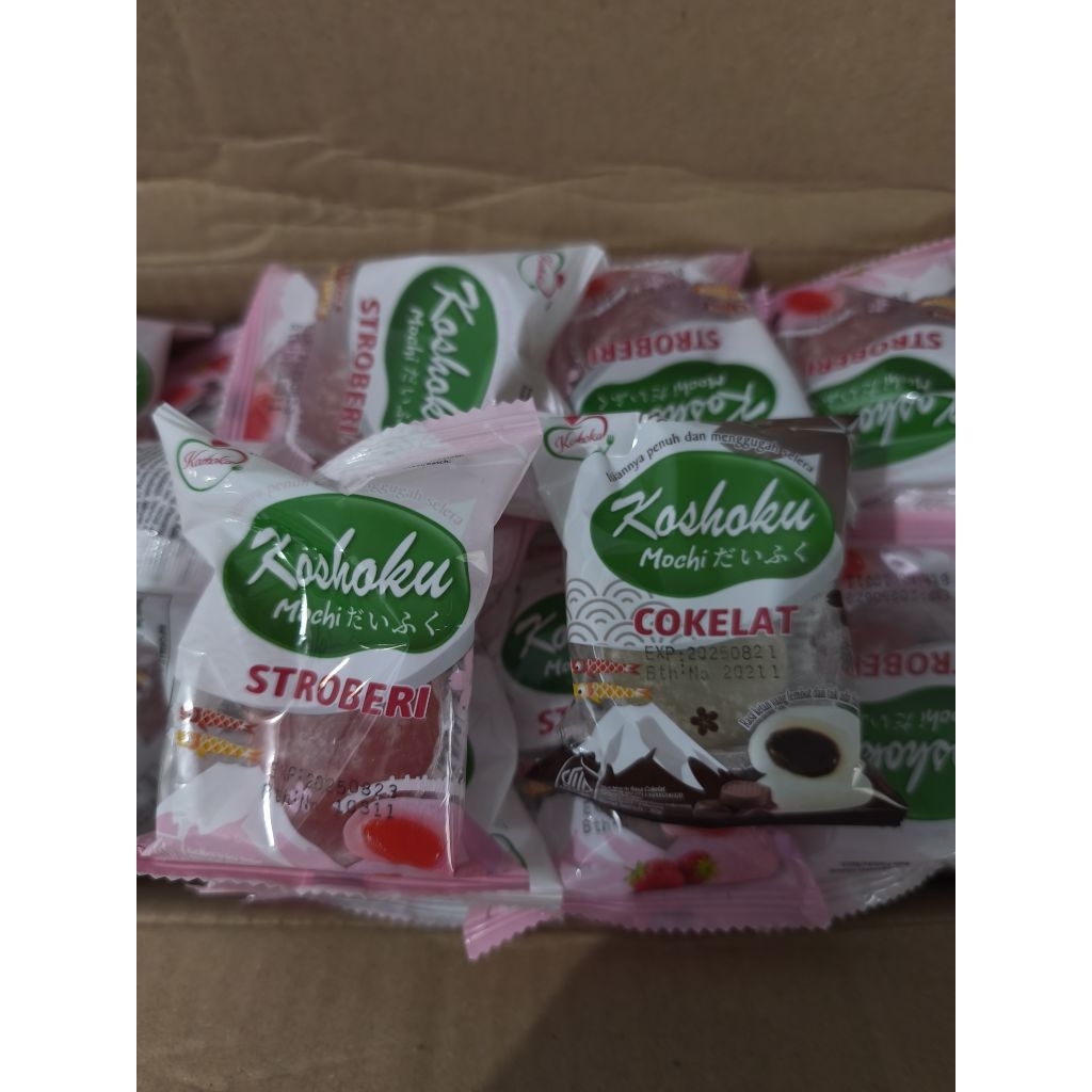 

Mochi Koshoku 30 gr rasa Coklat Strawberry