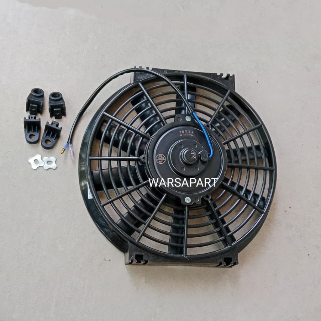 EXTRA FUN/ KIPAS RADIATOR/KIPAS CONDENSOR AC MOBIL UNIVERSAL 12V