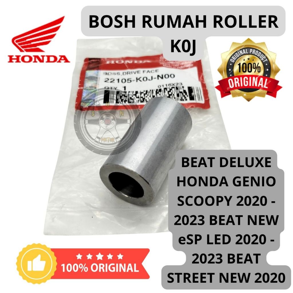 BOSH RUMAH ROLLER KOJ ORI 1000% AHM BEAT DELUXE , GENIO , SCOOPY 2020 - 2023 , BEAT ESP 2020 2020 - 