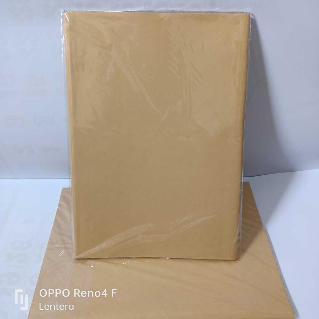 

Sampul Buku Coklat Polos isi 20 pcs