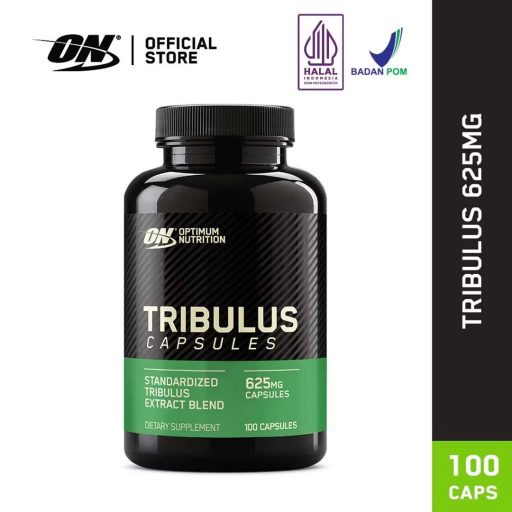 ON Optimum Nutrition Tribulus Caps isi 100 | Testobooster Suplemen Herbal Alami Recovery Daya Tahan