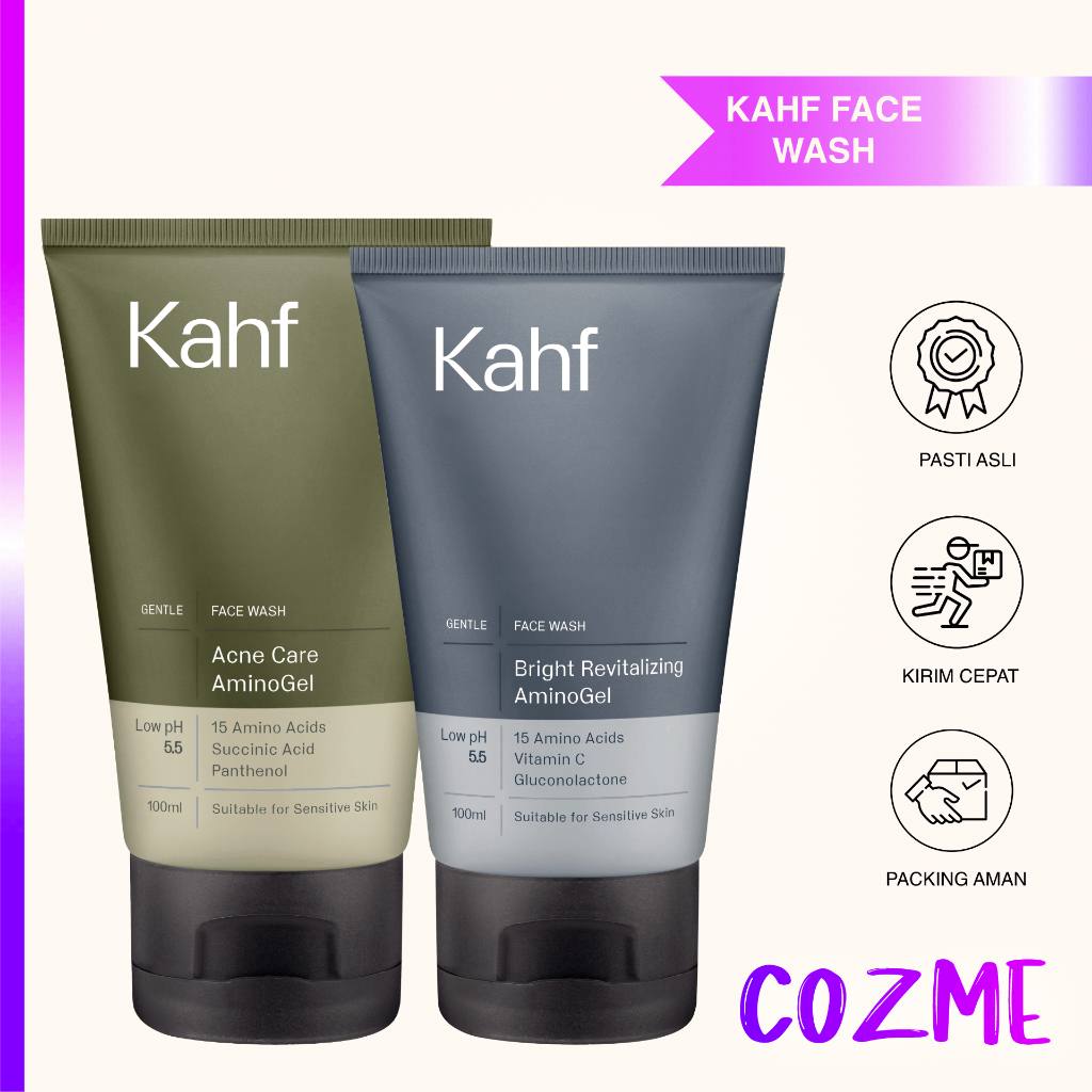 KAHF Gentle Face Wash Amino Gel Low pH 5.5 100mL