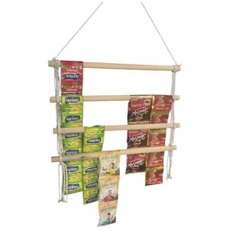 rak warung rak gantung gantungan kopi snack handuk rak kayu multipungsi