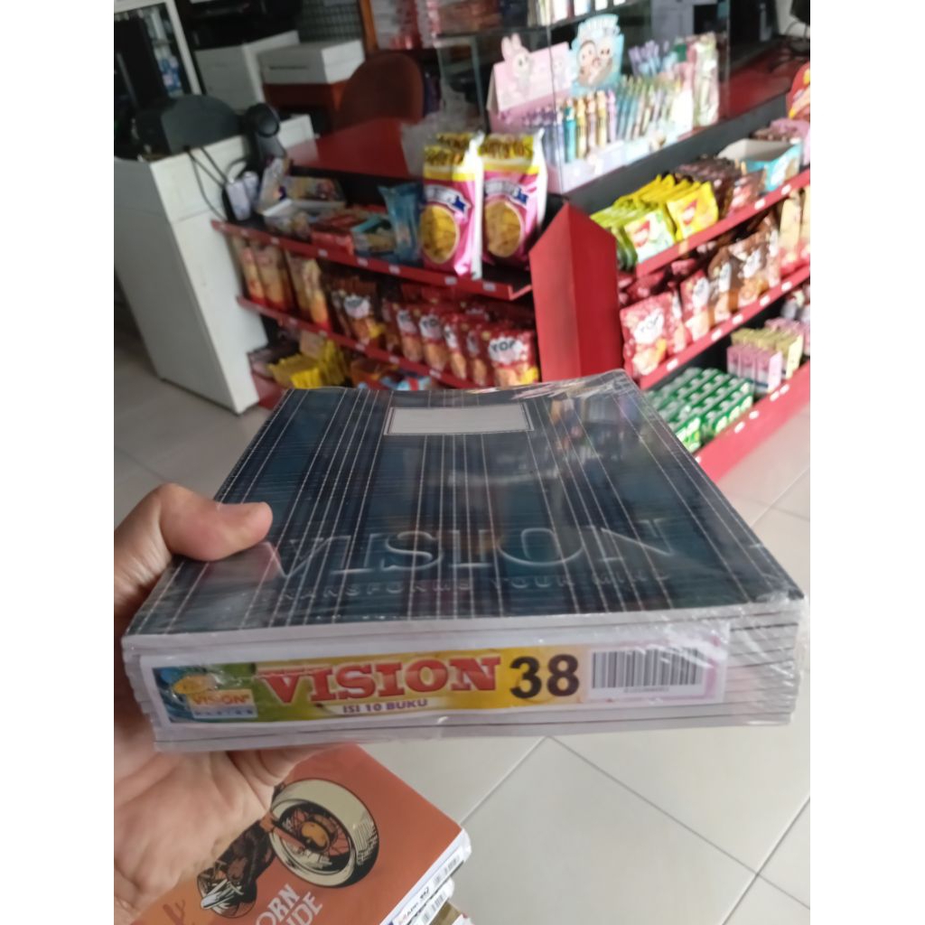 

buku tulis vision 38 lembar 1 pack isi 10