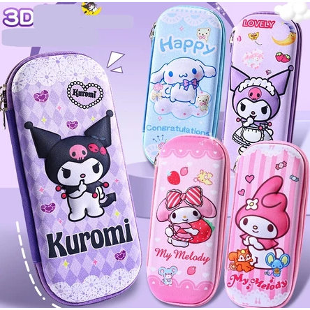 

Kotak Pensil Anak Timbul 3D Karakter Sanrio Melody Kuromi Tempat Pensil Anak Sekolah
