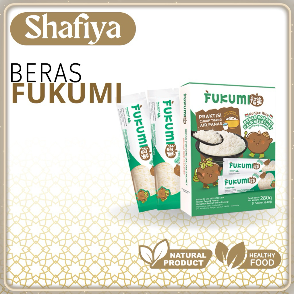 

Fukumi - Beras Porang 1 Sachet 40 GR