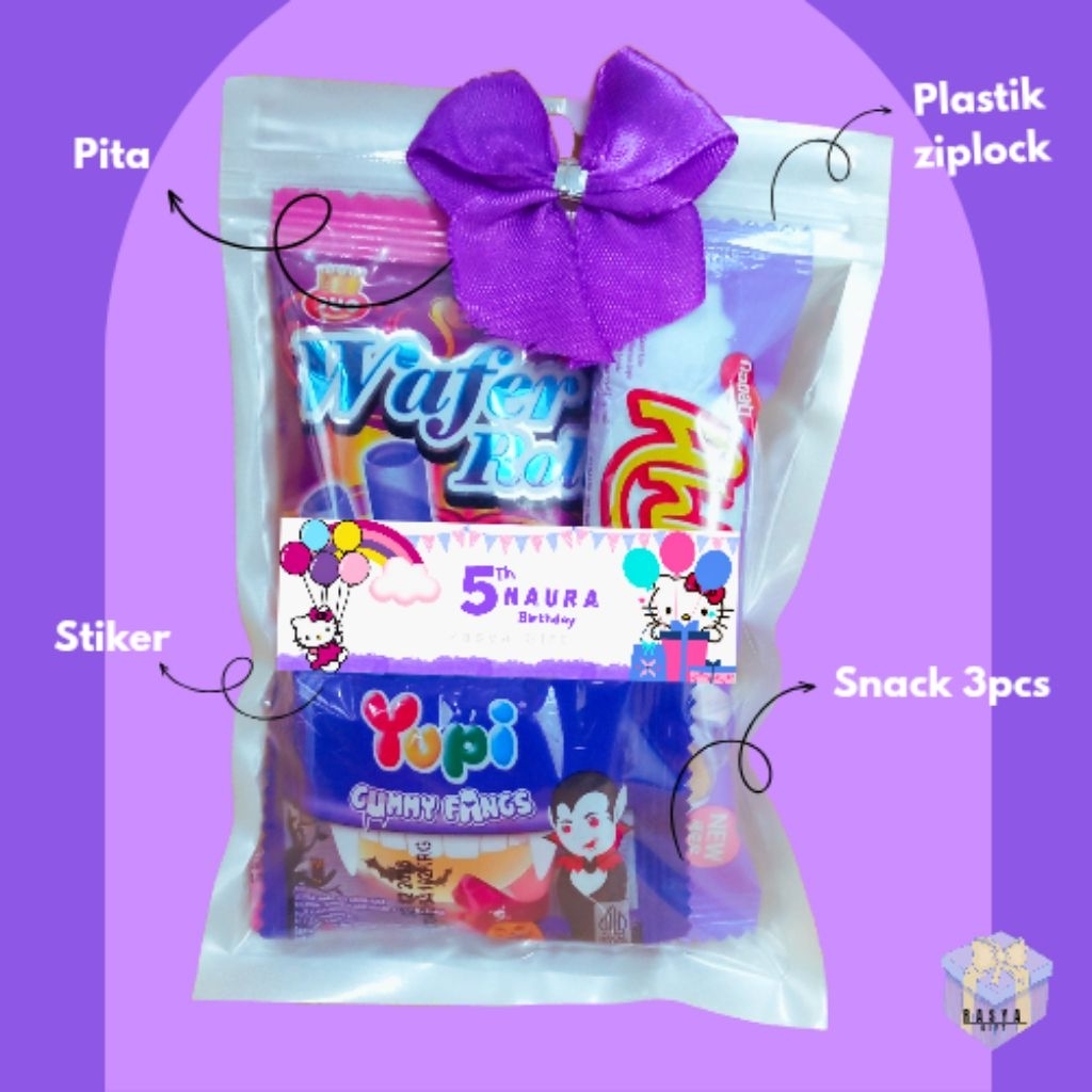 

Mini Gift Snack Tema Ungu /HAMPERS MINI/SNACK ULANG TAHUN CUSTOM/Bisa Instan