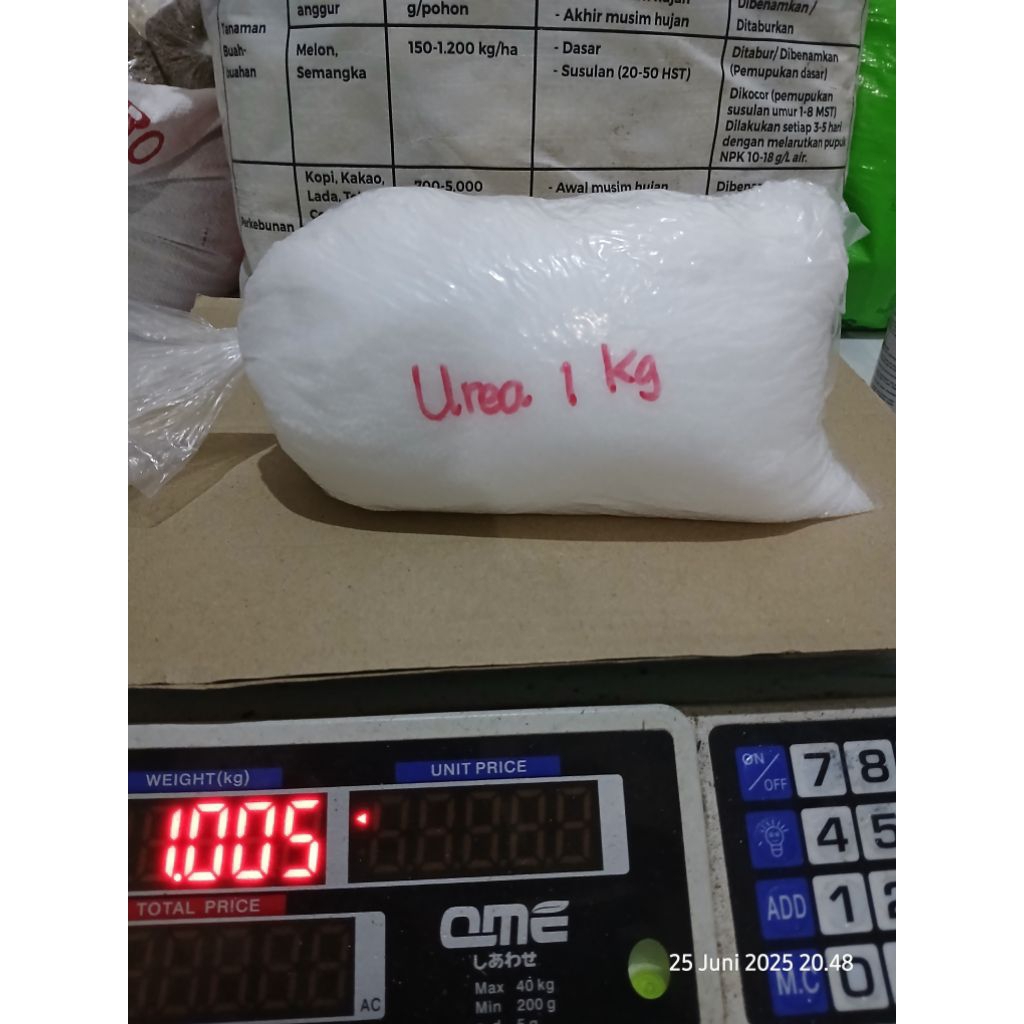 PUPUK UREA 1KG | Urea Nitrea Prill 1 Kg