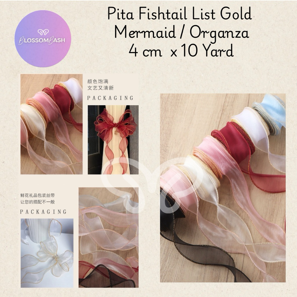 

[ Per Roll ] Pita Fishtail / Organza / Mermaid