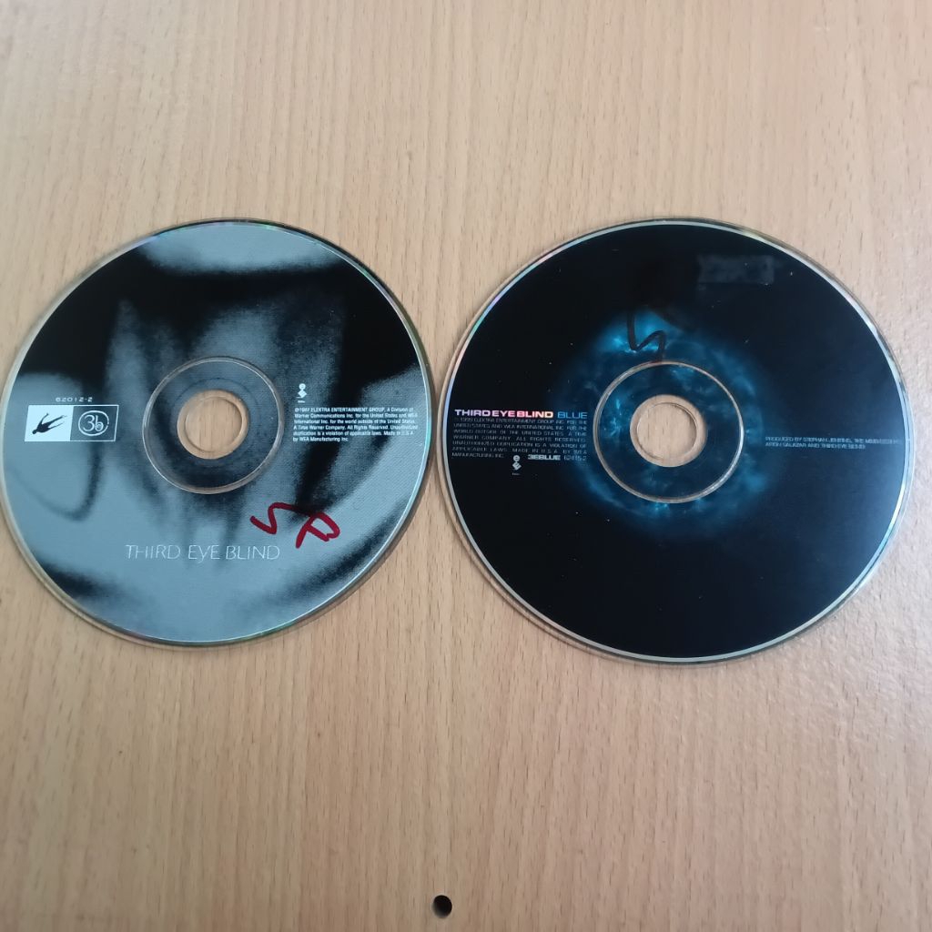 2 Kaset CD audio untuk KolPri Artist Third Eye Blind Album 1 dan 2