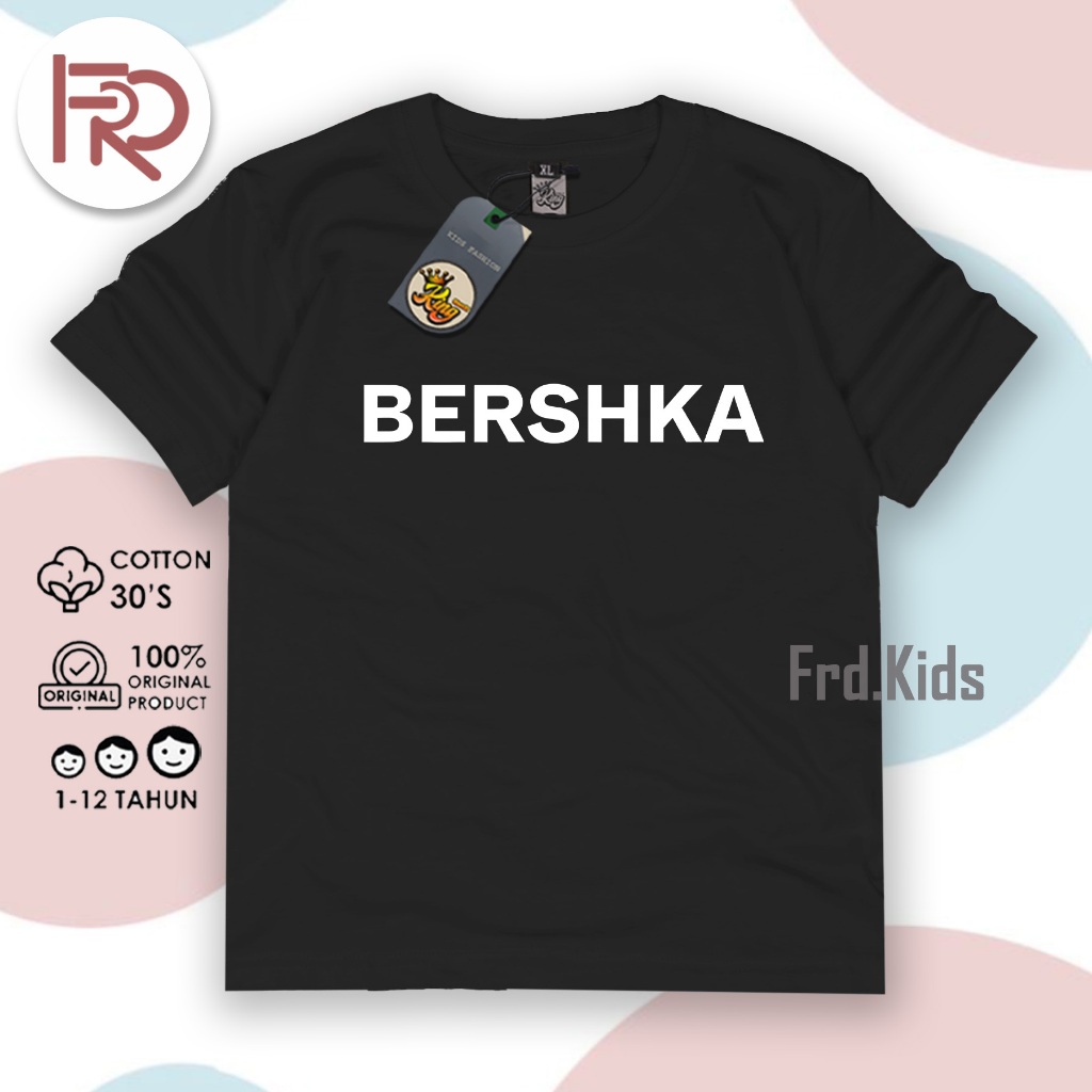 FRD.KIDS - Kaos Anak Laki Laki / Kaos Anak Perempuan / Kaos Branded Anak Katun CD 30s Umur 1-12 Tahu