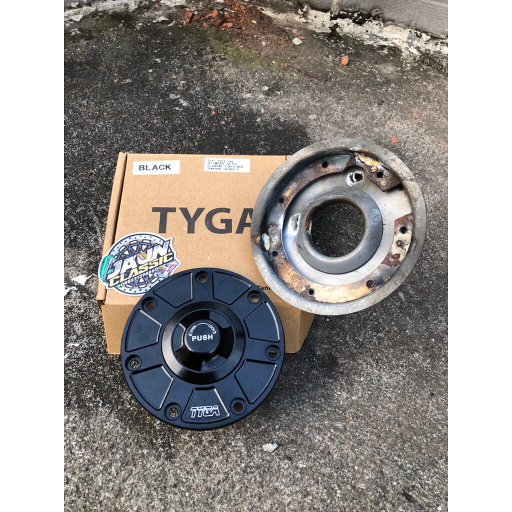 tutup tengki tutup tangki ninja r rr tyga / tutup tangki ninja tyga set bibir tangki ninja