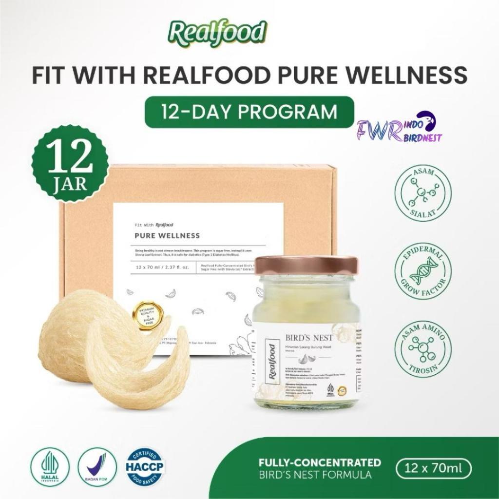 

Realfood Pure Wellness 12 Jar Bird Nest | Sarang Burung Walet | Vitamin Diabetes | Imun Booster