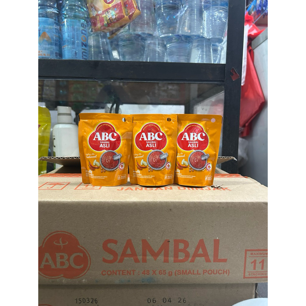 

Sambel Asli ABC 65 Gram perDUS isi 48pcs