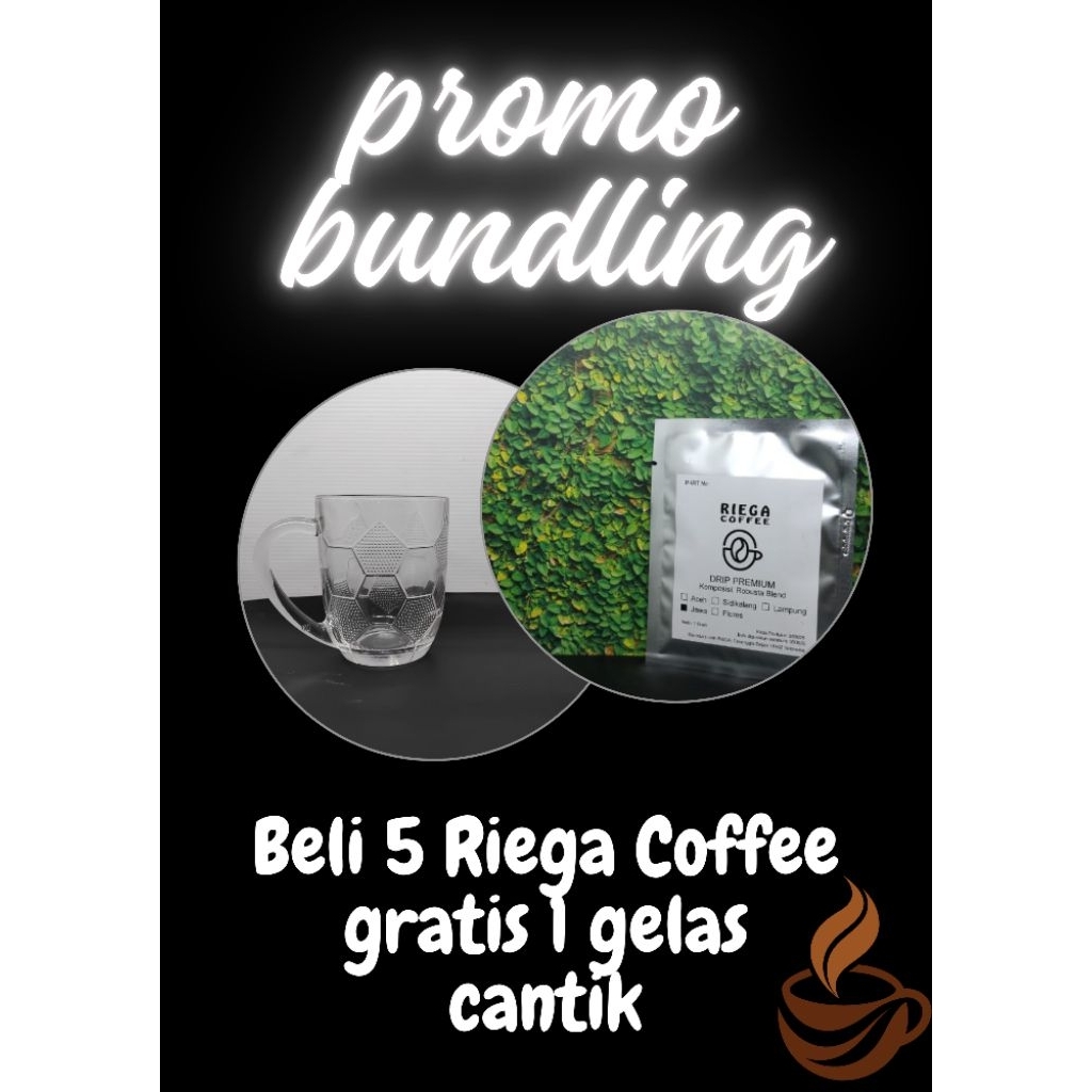 

Kopi Hitam Robusta Aceh Ulee kareng dari RIEGA COFFEE Kopi Drip Premium Robusta Blend Aceh (Ulee Kareng) 7gram Asli Kopi Pilihan Hitam Tanpa Gula & Ampas Praktis & Fleksibel untuk Pecinta Kopi