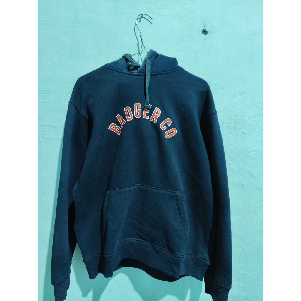 Hoodie Badger Navy sz L