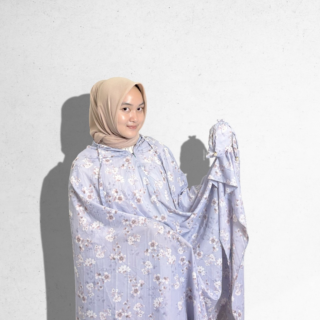 Tridaa - Mukena Parasut Premium 2 IN 1 Traveling Parasut Korea Premium Free Mini Sajadah