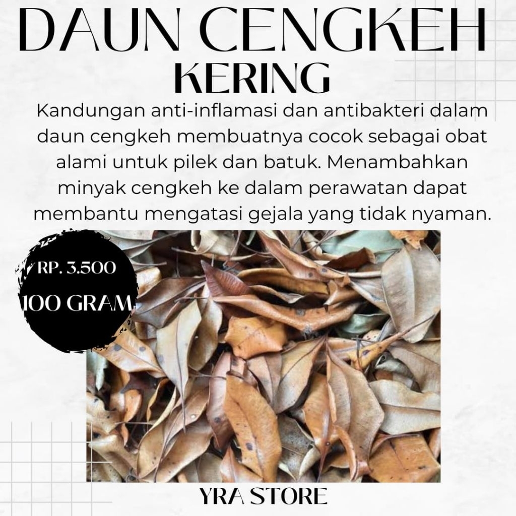 

Daun Cengkeh Kering
