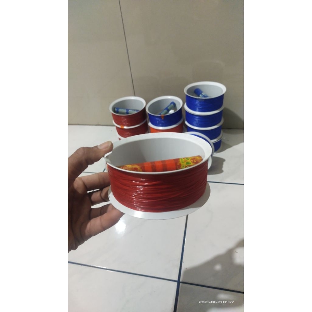 Bladu/gulungan senar gelasan layangan+kenur marlin ukuran 0.40