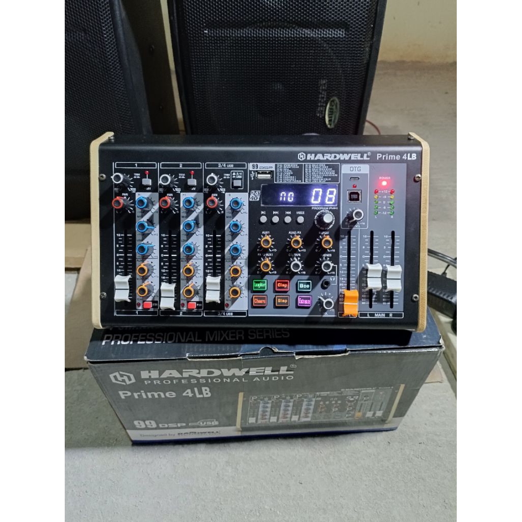 mixer audio Hardwell prime 4 LB anti doubling live streaming