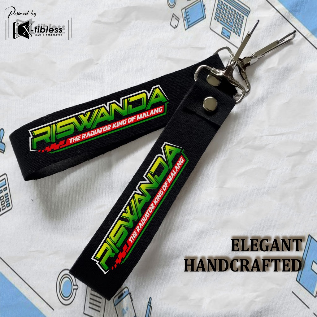 GANTUNGAN KUNCI MOTOR KEYCHAIN RISWANDA AUDIO