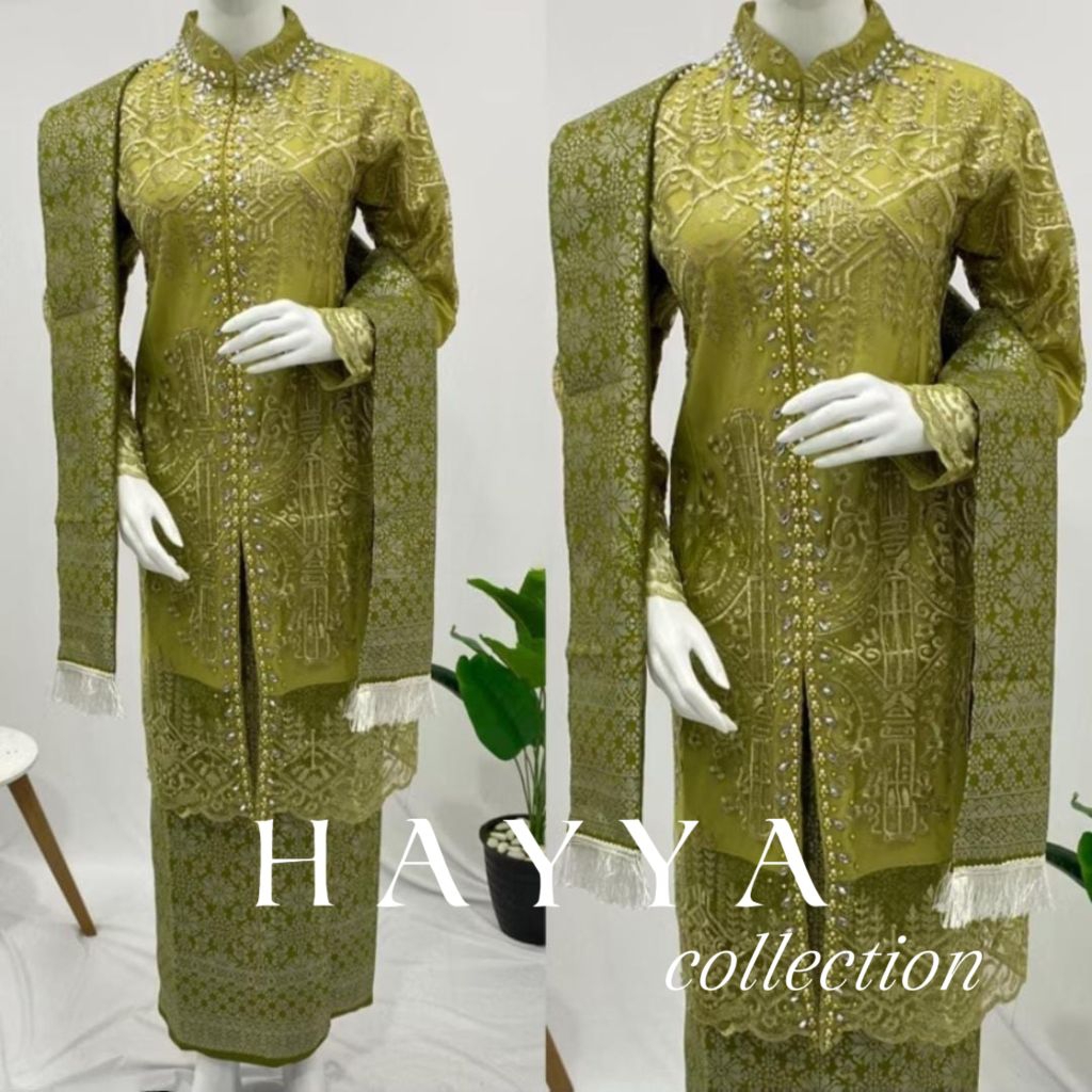 kebaya Tulle premium set songket Palembang terbaru baju ibu pengantin pesta kondangan kebaya wisuda 
