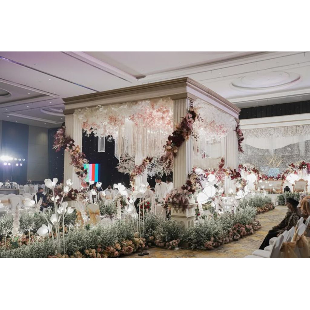 pragola pelaminan / gazebo pernikahan / gazebo akad nikahan / pragola pintu masuk nikahan / dekorasi