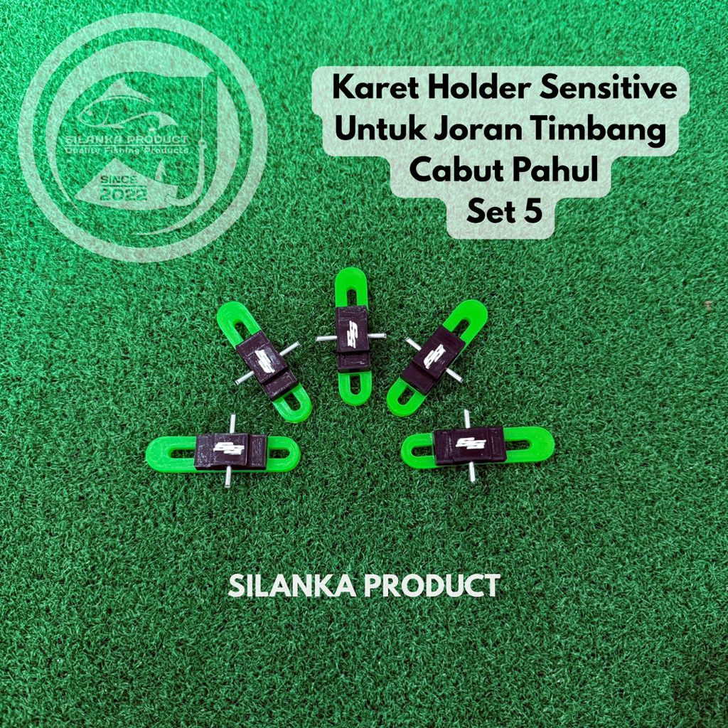 Karet Holder Senstive Joran Timbang Cabut Pahul Set 5