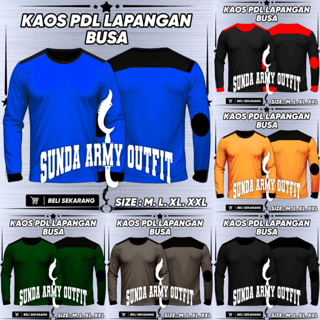 GROSIR KAOS LAPANGAN LENGAN PANJANG BAJU LAPANGAN TACTICAL KAOS OLAHRAGA LENGAN PANJANG KAOS LAPANGA